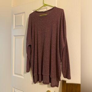 Mauve colored sweater
